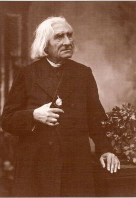Bild: Franz Liszt 1884 – Fotograf: Louis Held  - Verlag: L. Held-Renno Weimar